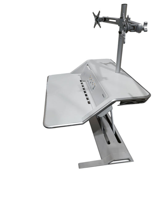 Fellows Ergonomic Dual Mount Monitor Stand Desk Docking Station  =