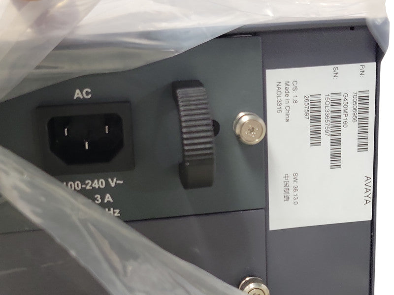 Open-Box Avaya G450 MP80 Media Gateway Module 700506956 w/ 1x PSU _