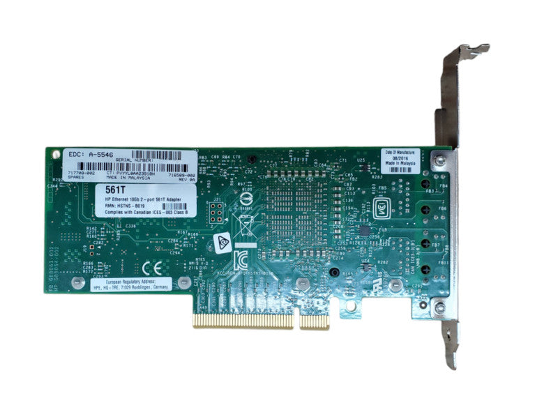 HP 561T 10GB Dual Port RJ-45 Network Adapter