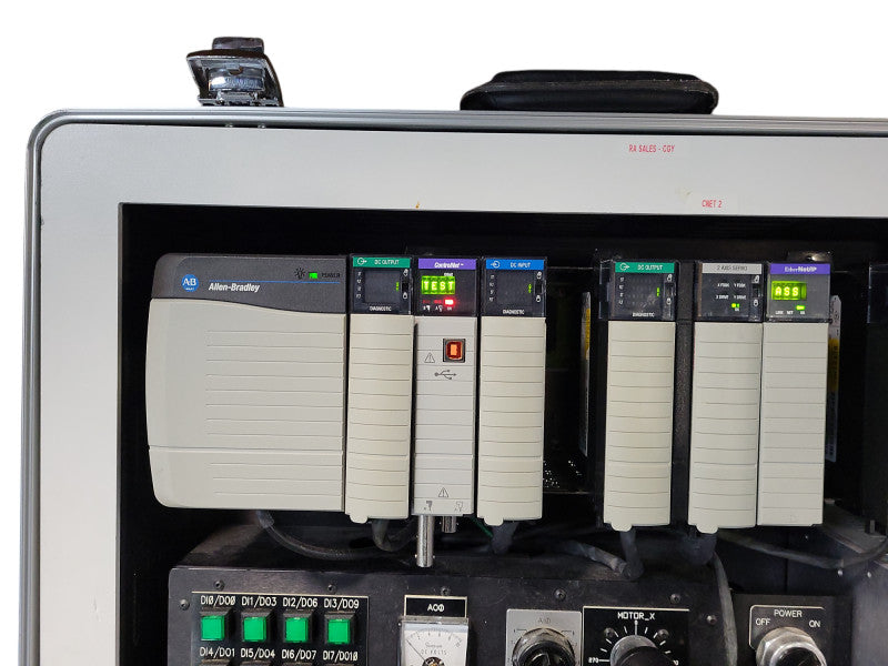 Used Allen-Bradley ControlLogix 1756 PLC 10-Slot Chassis w/ 7x modules READ $