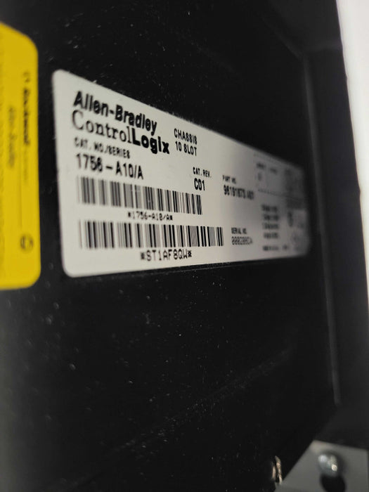 Used Allen-Bradley ControlLogix 1756 PLC 10-Slot Chassis w/ 7x modules READ $