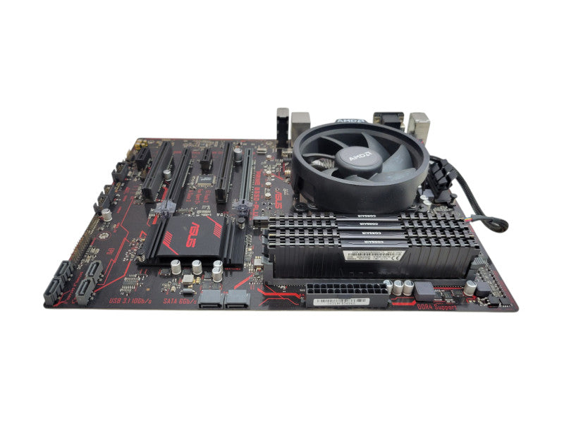 AMD Ryzen 5 2600 ASUS PRIME B350-PLUS 32GB DDR4 + I/O Plate %