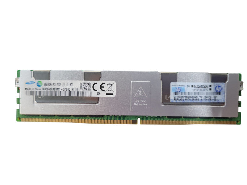 Samsung 64GB 4DRx4 PC4-2133P-LD1-10-MC0 | DDR4 Server Memory w/ Heatsink Q!