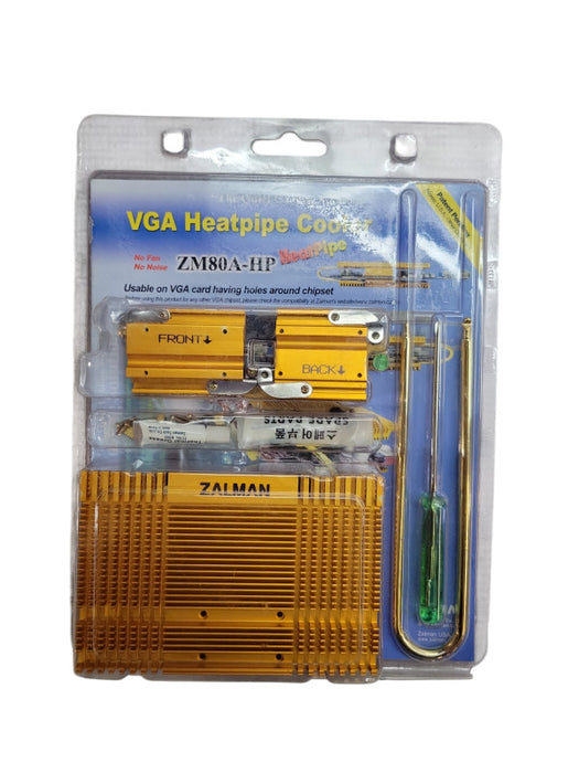 Vintage ZALMAN VGA HEATPIPE COOLER (ZM80A-HP) %