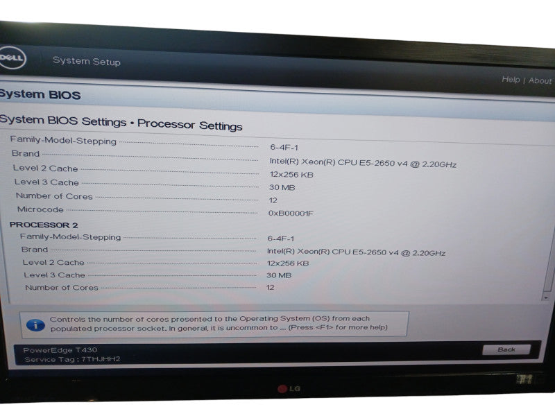 Dell PowerEdge T430 2x Xeon E5-2650 v4 @2.2GHz, 32GB DDR4, H330 2x 495W