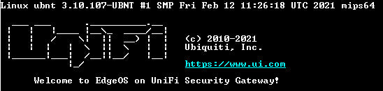 Ubiquiti Networks UniFi USG Security Gateway. Factory Reset !