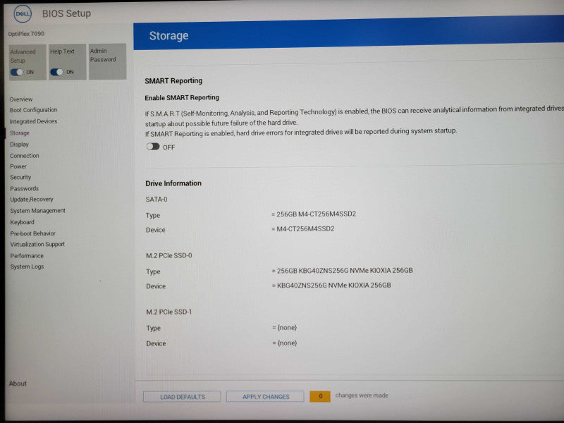 Dell OptiPlex 7090 Core i5-11500T 1.50GHz 16GB DDR4, 256GB M.2 + 256GB SSD _
