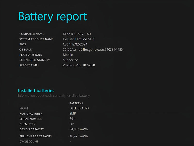 Dell Latitude 5421, i7-11850H 2.50GHz, 16GB DDR4, 256GB NVMe, No PWR  Lap200