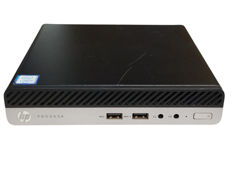 HP ProDesk 400 G5 USFF, Intel i5-9500T CPU 2.20GHz, 8GB RAM - No HDD
