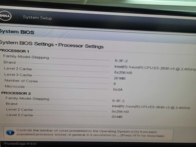 Dell PowerEdge R430 - 2x Xeon E5-2630 v3 32GB DDR4 PERC H730 Mini 2x550W PS %