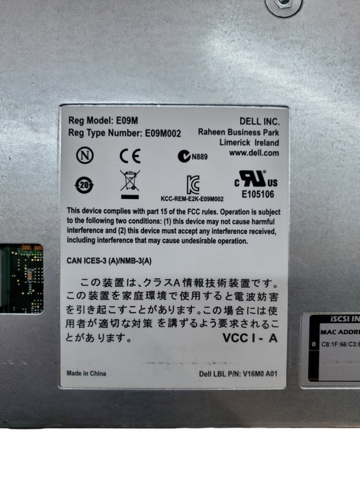 Dell EqualLogic Control Module 17 E09M E09M002 Q