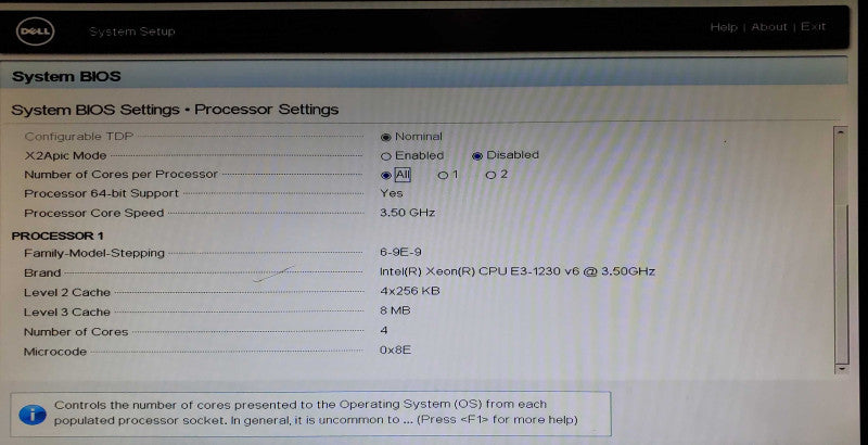 Dell PowerEdge T330 1x Xeon E3-1230 v6 24GB DDR4 H730 - No HDD