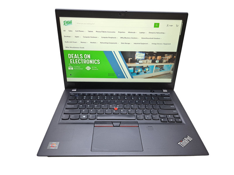 Lenovo ThinkPad T495s | Ryzen 7 PRO 3700U @2.30GHz, 16GB DDR4, 256GB NVMe  Lap200