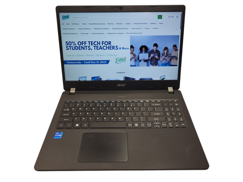 Acer TrvelMate P215-53 i7-1165G7 2.80GHz 16GB DDR4 512GB NVMe $ Lap200