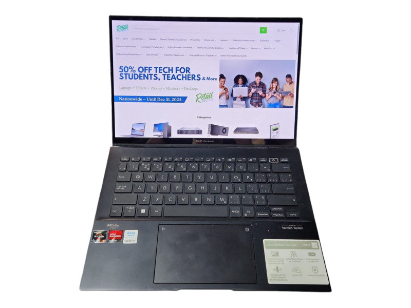 ASUS Zenbook 14 OLED UM3402Y, Ryzen 5 7530U, 16GB DDR4, 512GB SSD  Lap200