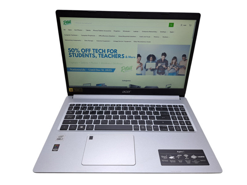 Acer Aspire A515-55 | i7-1065G7 @1.30GHz, 16GB DDR4, 500GB SSD, Wi-Fi 6  Lap200