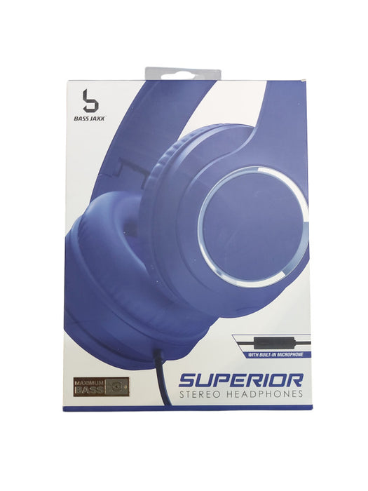 Superior BASS JAXX Stereo Headphones with Microphone