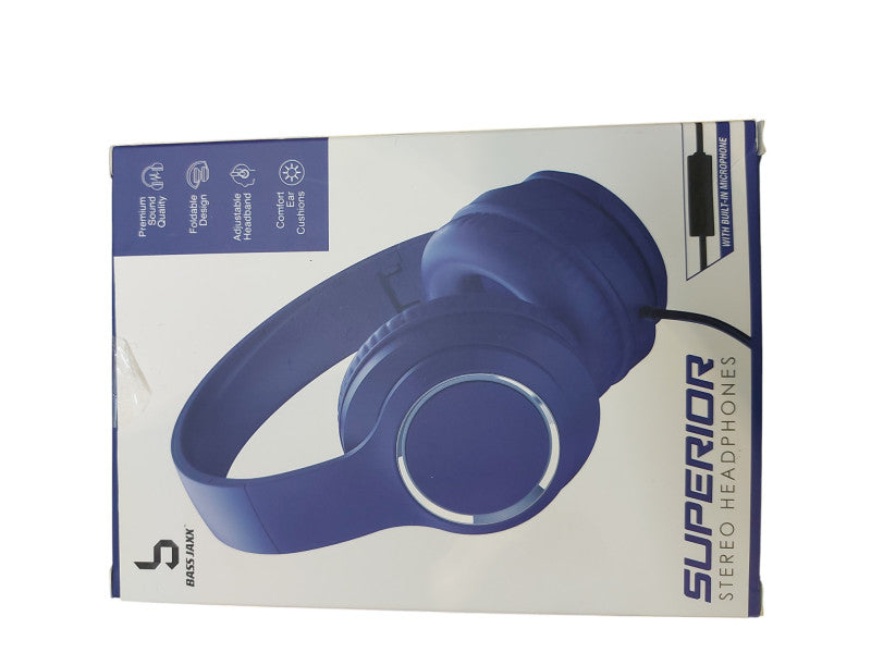 Superior BASS JAXX Stereo Headphones with Microphone