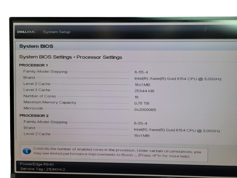Dell PowerEdge R640 - 2x Xeon Gold 6154 64GB DDR4 PERC H740 Mini 2x1100W PS %