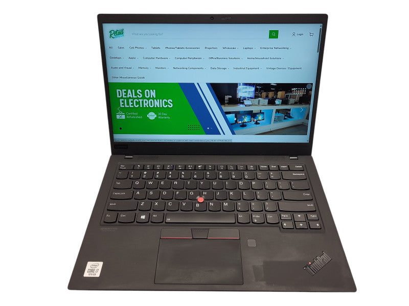 Lenovo ThinkPad X1 Carbon Gen 8 TOUCH i7-10510U@1.8GHz 16GB RAM 256GB SSD $ Lap200