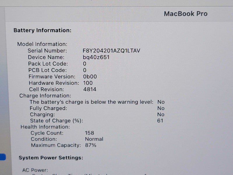 Apple Macbook Pro 2021 14" 10-Core M1 Pro @ 3.2GHz 16GB Ram 500GB SSD