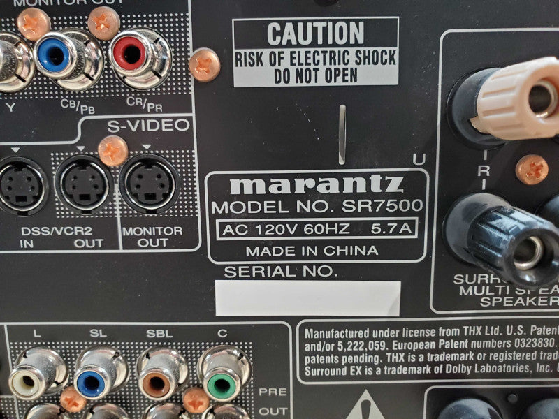 Mrantz AV Surround Receiver SR7500 *READ*