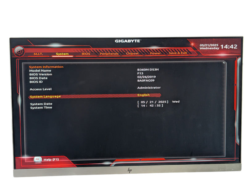 Custom PC GIGABYTE B360M DS3H Intel Core i7-8700 16GB RAM  -