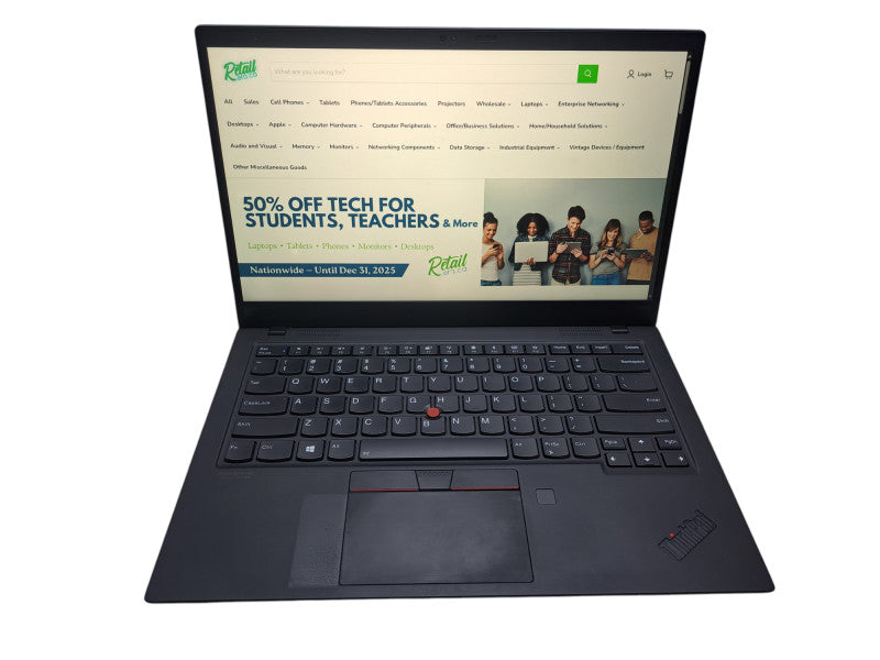 Lenovo ThinkPad X1 Carbon | Core i7-10710U@1.1GHz, 16GB DDR4, 256GB NVMe  Lap200