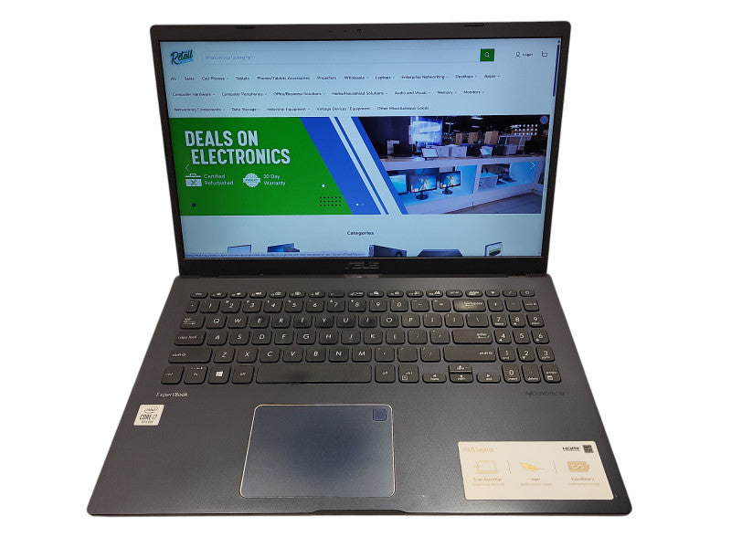 Asus ExpertBook P1 P1510 i7-1065G7 @ 1.3GHz 12GB DDR4 256GB SSD $ Lap200