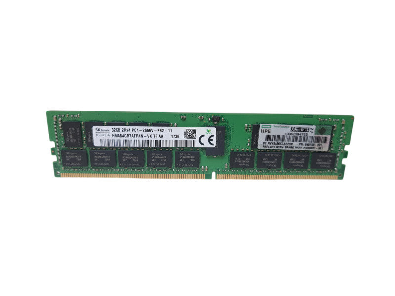 SK Hynix 32GB 2Rx4 PC4-2666V-RB2-11 | DDR4 Server Memory Q