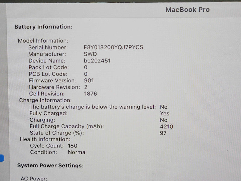Apple Macbook Pro 2020 13" 4-Core i5-1038NG7 @ 2.0GHz 16GB DDR4 500GB SSD