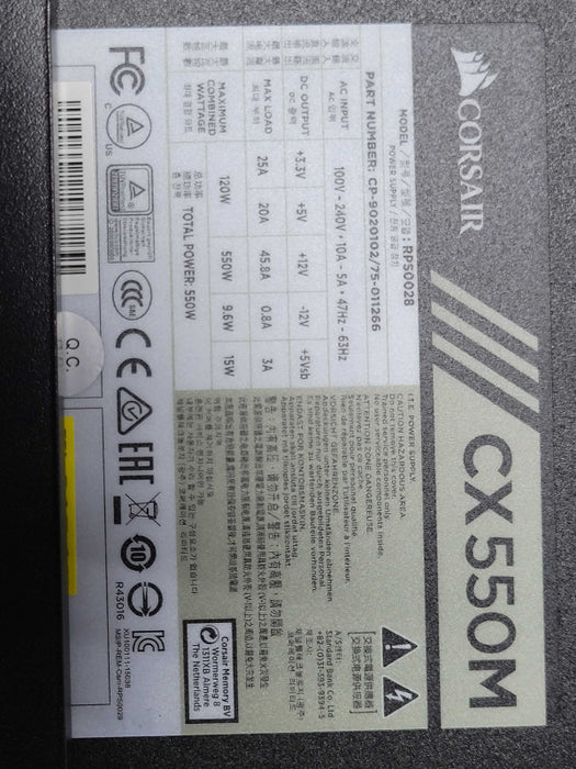 Custom/Gigabyte PC, Core I7-8700K 3.70GHz, 16GB DDR4, 256GB nVME, 550W PSU _