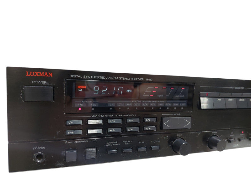 Luxman Digital Synthesized AM/FM Stereo Receiver Model: R-113 =