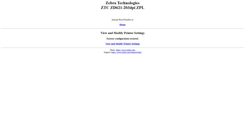 Zebra ZD621 Ethernet Bluetooth USB 300dpi Label Printer ZD6A043-D01F00EZ
