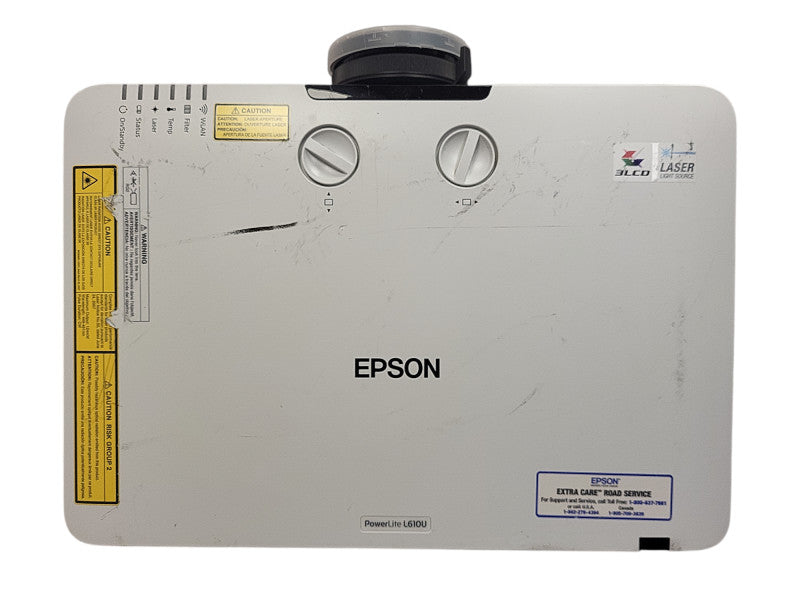 Epson PowerLite L610U WUXGA 3LCD 1913 HRS ONLY! Laser Projector No remote $
