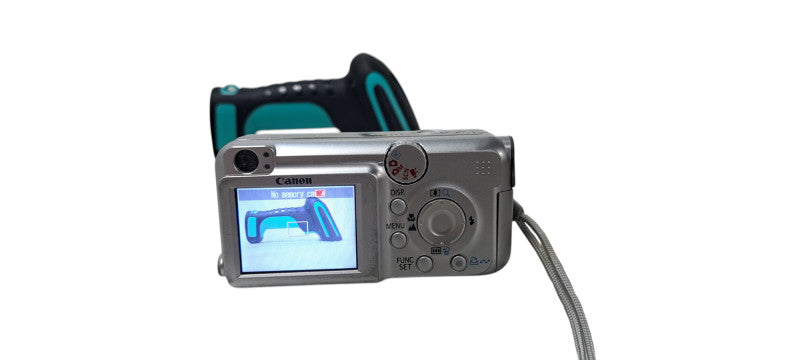 Canon PowerShot A460 5.0MP Digital Camera Blue 4x Zoom