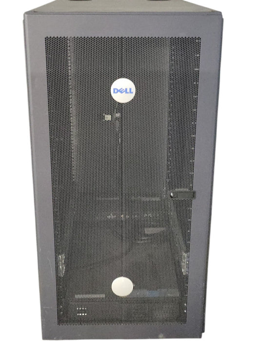 DELL 24U SERVER RACK 19" RACKS DATA CABINET ENCLOSURE, READ _