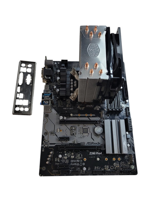IntelCore i7-8700K ASRock Z390 Pro4 P4.50 + I/O Plate %