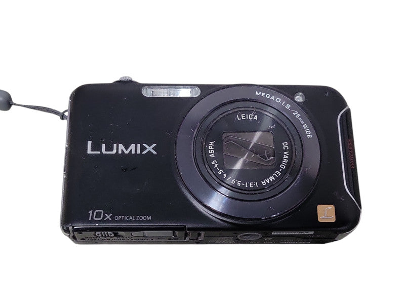 Panasonic LUMIX DMC-SZ5 LEICA Black 14.1MP 10x Digital Camera, READ _