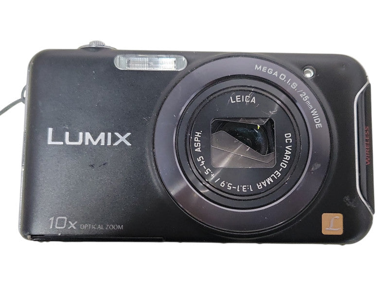 Panasonic LUMIX DMC-SZ5 LEICA Black 14.1MP 10x Digital Camera, READ _