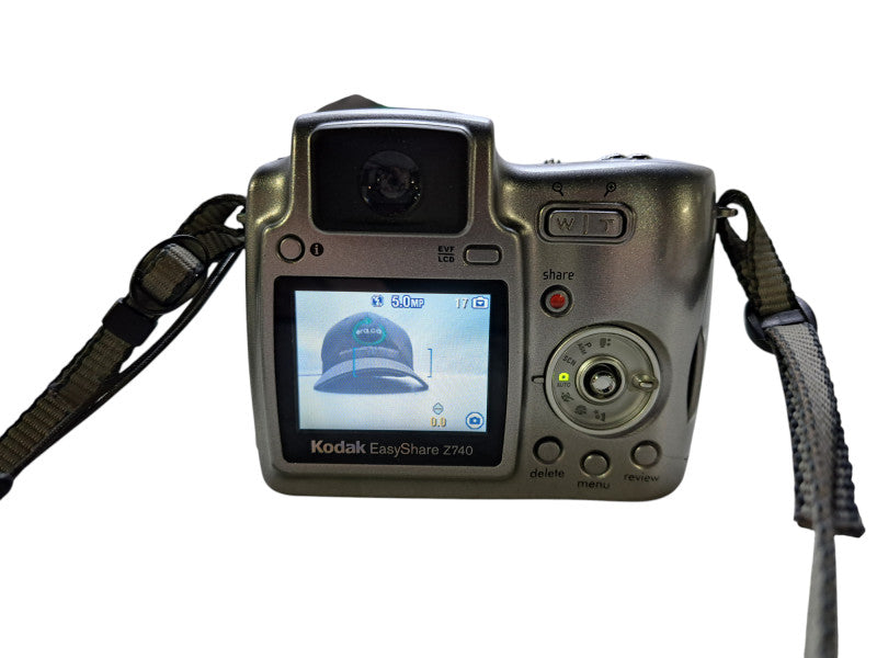 Kodak EasyShare Z740 5.0MP Digital Camera Silver 10X Zoom Tested