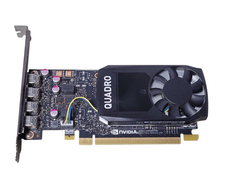NVIDIA Quadro P1000 4GB DDR5 Graphics Card Low Profile Full Bracket _