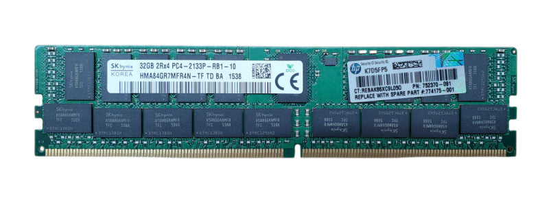 SK Hynix 32GB 2Rx4 PC4-2133P-RB1 DDR4 Server RAM Q