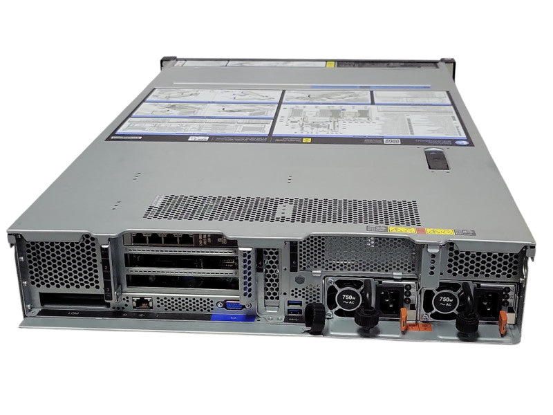 Lenovo SR650 2U, 2x Xeon Silver 4214 2.20GHz, 192GB DDR4, 2x PSU,  8x 2.5" _