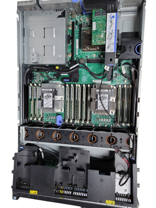 Lenovo SR650 2U, 2x Xeon Silver 4214 2.20GHz, 192GB DDR4, 2x PSU,  8x 2.5" _