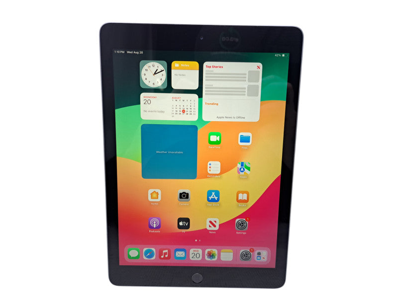 Apple iPad 6th Gen 32GB Space Gray 9.7" A1893 MR7F2CL/A Wi-Fi Q