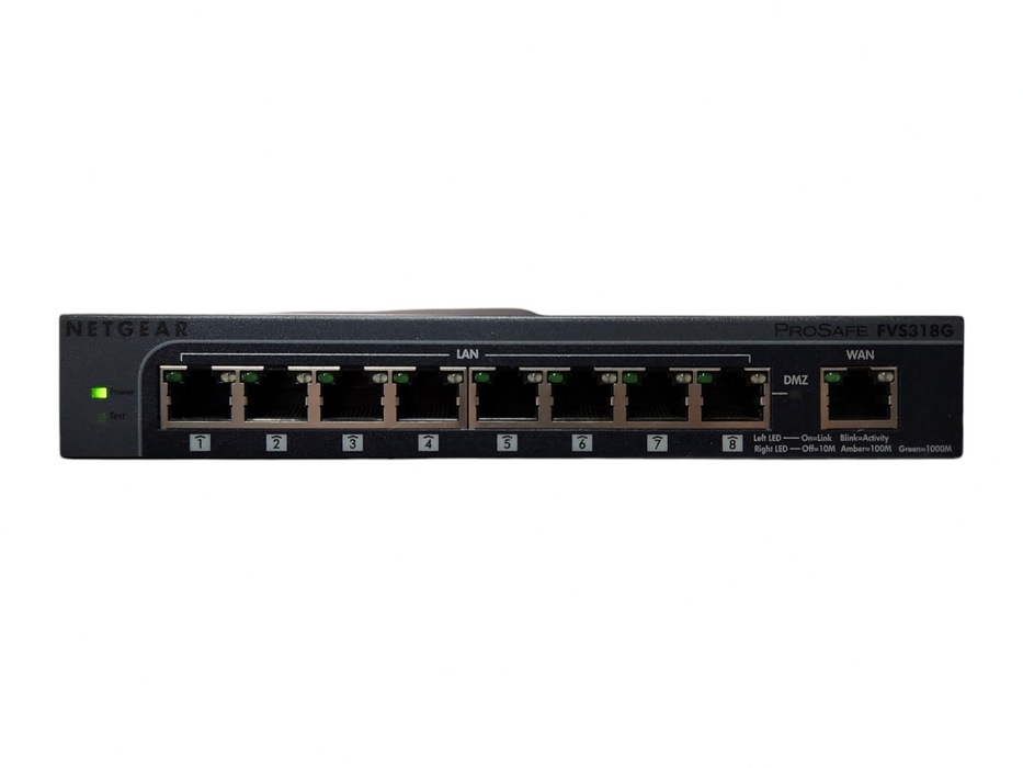 Netgear FVS318G ProSafe 8-port Business-class Gigabit VPN Firewall w/ PWR