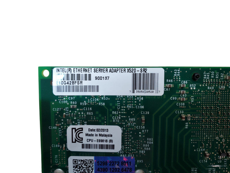 Intel ETH Network Adapter X520-SR2 2-Port 10G - Low Profile