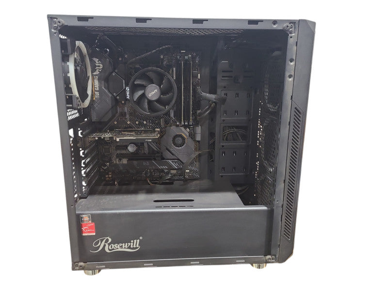 CUSTOM PC - ASUS TUF X570-PLUS, Ryzen 5 3600, 32GB DDR4, P1000, *NO HDD*