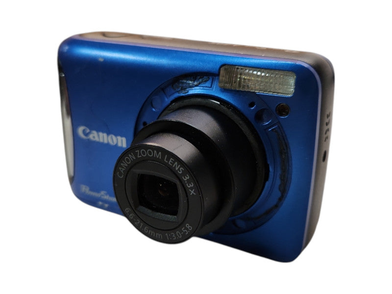 Canon PowerShot A495 Digital Camera Blue 10MP, Tested